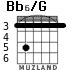 Bb6/G для гитары - вариант 2