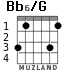 Bb6/G для гитары - вариант 3