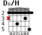 D6/H для гитары - вариант 2