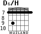 D6/H для гитары - вариант 7