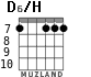 D6/H для гитары - вариант 8