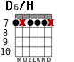 D6/H для гитары - вариант 9