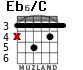 Eb6/C для гитары