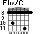 Eb6/C для гитары - вариант 4