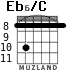 Eb6/C для гитары - вариант 5