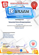 Диплом Михаила Очерета (гран-при)