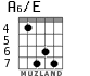 A6/E для гитары - вариант 7