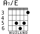 A7/E для гитары - вариант 3