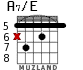 A7/E для гитары - вариант 5