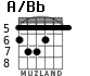 A/Bb для гитары - вариант 3