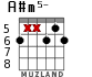 A#m5- для гитары - вариант 2
