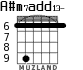 A#m7add13- для гитары - вариант 4
