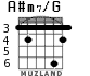 A#m7/G для гитары - вариант 3