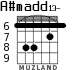 A#madd13- для гитары - вариант 4