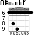A#madd9- для гитары - вариант 4