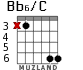 Bb6/C для гитары - вариант 2
