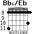 Bb6/Eb для гитары - вариант 2