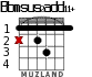 Bbmsus2add11+ для гитары - вариант 2