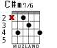 C#m7/6