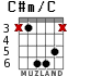 C#m/C для гитары - вариант 2