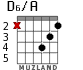 D6/A для гитары - вариант 2