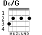 D6/G для гитары - вариант 2