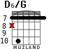 D6/G для гитары - вариант 6