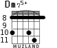 Dm75+ для гитары - вариант 6