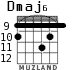 Dmaj6 для гитары - вариант 3