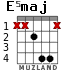 E5maj для гитары - вариант 2