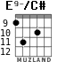 E9-/C# для гитары