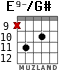 E9-/G# для гитары