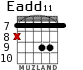 Eadd11 для гитары - вариант 8