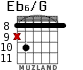 Eb6/G для гитары - вариант 5