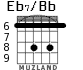 Eb7/Bb для гитары - вариант 3