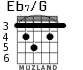Eb7/G для гитары - вариант 2