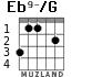 Eb9-/G для гитары
