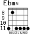 Ebm9 для гитары - вариант 2