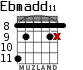 Ebmadd11 для гитары - вариант 3