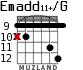 Emadd11+/G для гитары - вариант 4