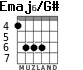 Emaj6/G# для гитары - вариант 1