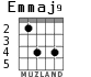 Emmaj9 для гитары - вариант 2