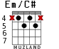 Em/C# для гитары - вариант 2