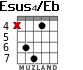 Esus4/Eb для гитары - вариант 2