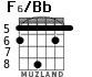F6/Bb для гитары - вариант 5