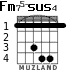 Fm75-sus4 для гитары - вариант 2