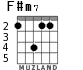 F#m7 для гитары - вариант 5