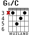 G6/C для гитары - вариант 3