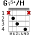G75+/H для гитары - вариант 3