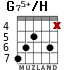 G75+/H для гитары - вариант 4